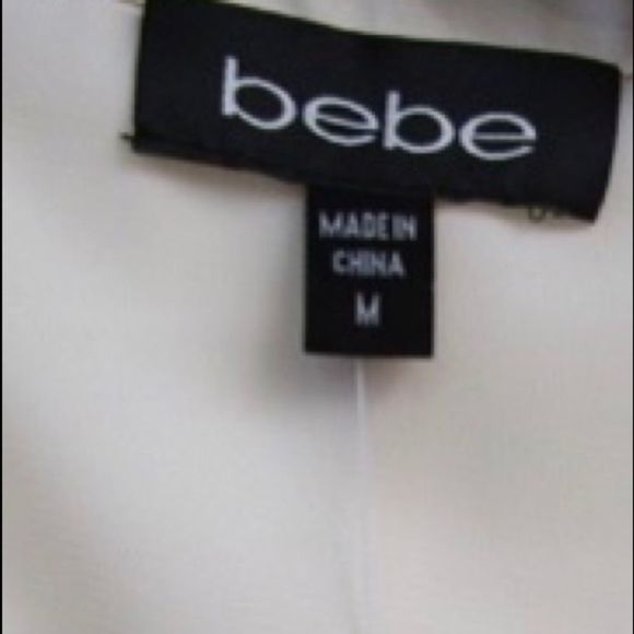 NWT $129 bebe | Silk | Franki | Peter Pan Collar Hearts Dress | Size M - Picture 14 of 16